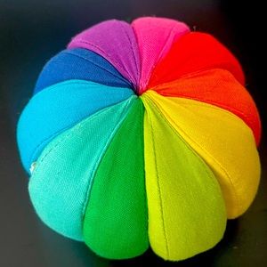 Lovevery Rainbow Organic Cotton Ball Baby Toy